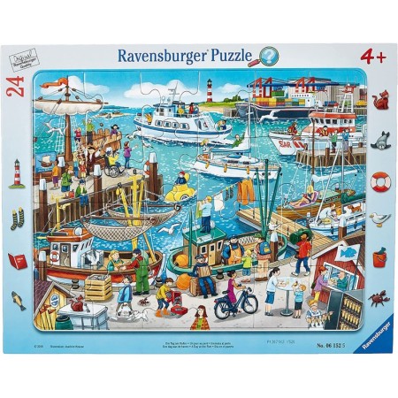 Puzzle tip rama o zi in port 24 piese Ravensburger - 1